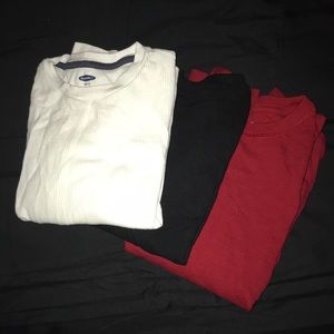 3 Boys thermal long sleeve shirts